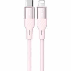 Καλώδιο Recci RS22CL Type-C σε Lightning Φόρτισης & Μεταφοράς Δεδομένων 150cm 27W - Pink (6955482529171)
