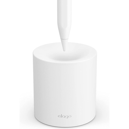 Βάση Apple Pencil Elago Apple Pencil Silicone Stand από Premium Σιλικόνη - White (EST-APEN-WH)