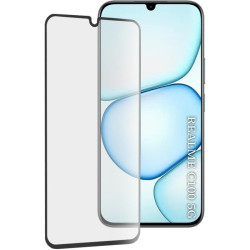 Tempered Glass Realme C100 5G Techsuit 111D Full Glue Full Face Αντιχαρακτικό Γυαλί Προστασίας Οθόνης - Black (5949419369498)