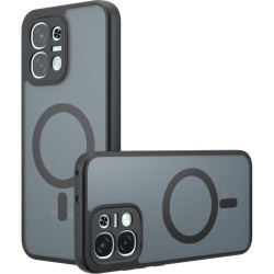 Θήκη Oppo A6 Pro Techsuit PureFrost Σκληρή Ημιδιάφανη με MagSafe - Frosted Black (5949419368422)