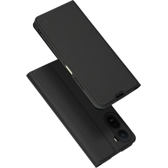 Θήκη Xiaomi Redmi A7 Pro 4G Techsuit Magskin Book Πορτοφόλι από Οικολογικό Δέρμα - Black (5949419368903)
