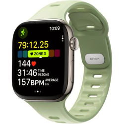 Λουράκι Apple Watch Ultra/SE/11/10/9/8/7/6/5/4 (49/46/45/44mm) Nomad Tempo Band Αδιάβροχο FKM & Αλουμίνιο - Seagrass (NM009797858)