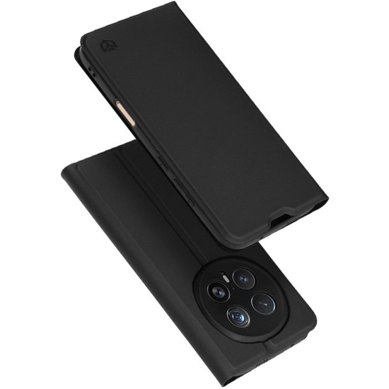 Θήκη Honor Magic8 Pro Techsuit Magskin Book Πορτοφόλι από Οικολογικό Δέρμα - Black (5949419340169)