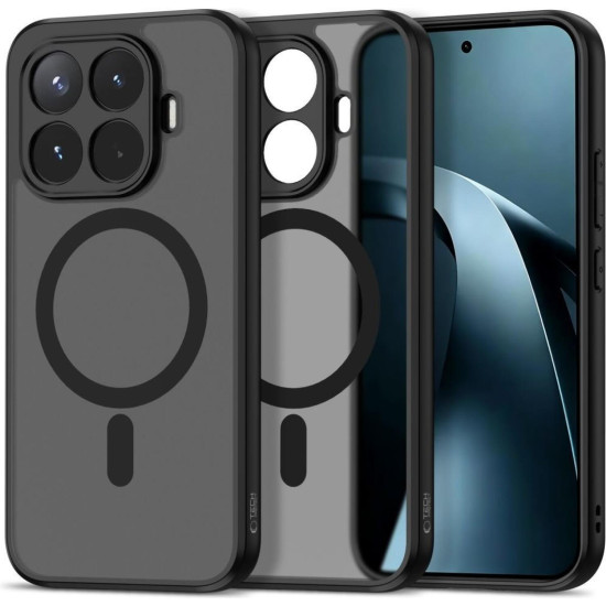 Θήκη Xiaomi 17T Tech-Protect MagMat Σκληρή Ημιδιάφανη με MagSafe - Matte Black (5906302323470)