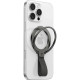 Βάση Στήριξης Torras Ostand OmniRing Magnetic Ring Braided Strap Μαγνητική MagSafe με Finger Holder - Black (6938075656225)