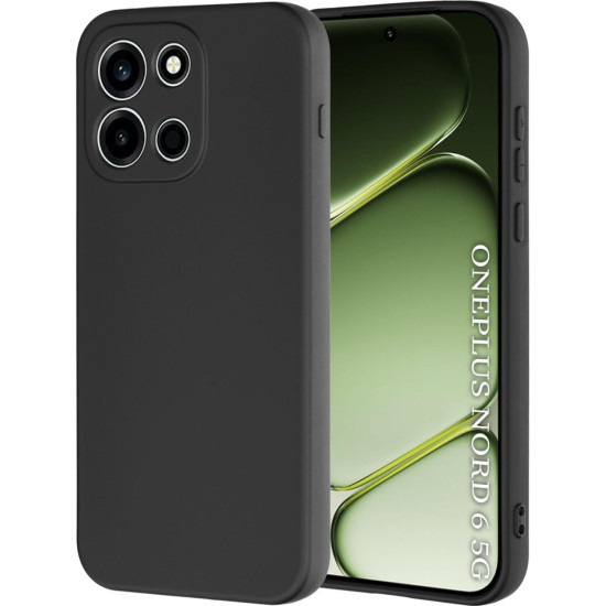 Θήκη OnePlus Nord 6 Techsuit SoftFlex Σιλικόνης - Black (5949419366428)