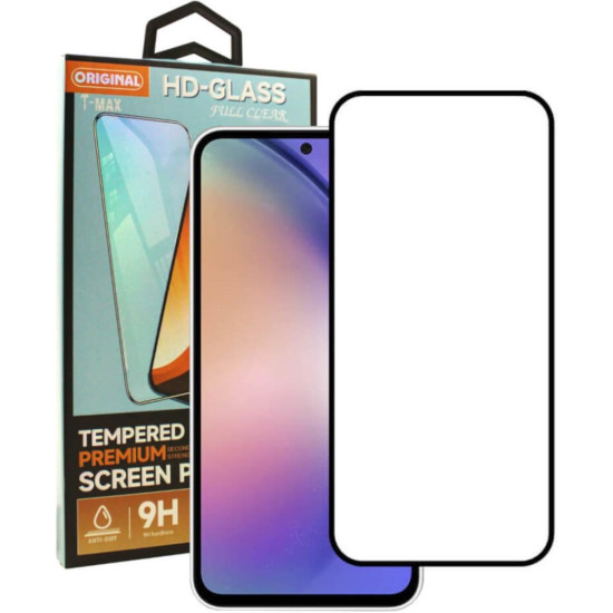 Tempered Glass Motorola Edge 70 T-Max Premium Full Glue Αντιχαρακτικό Γυαλί Προστασίας Οθόνης - Black (5206015082993)