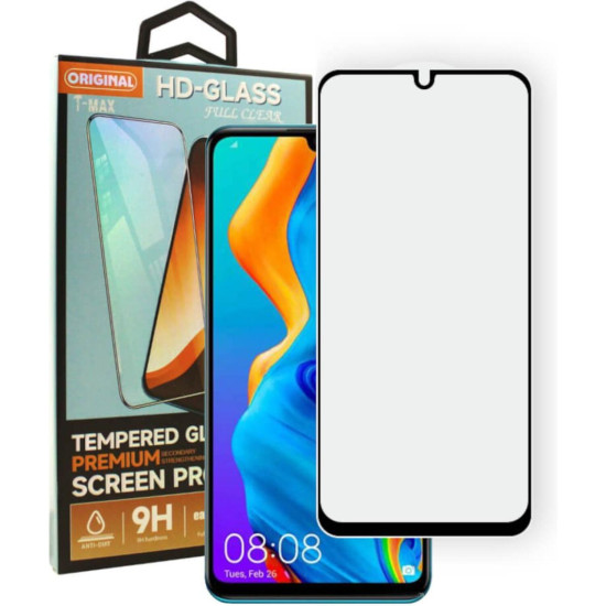 Tempered Glass Xiaomi Redmi A7 Pro 4G T-Max Premium Full Glue Αντιχαρακτικό Γυαλί Προστασίας Οθόνης - Black (5206015086588)
