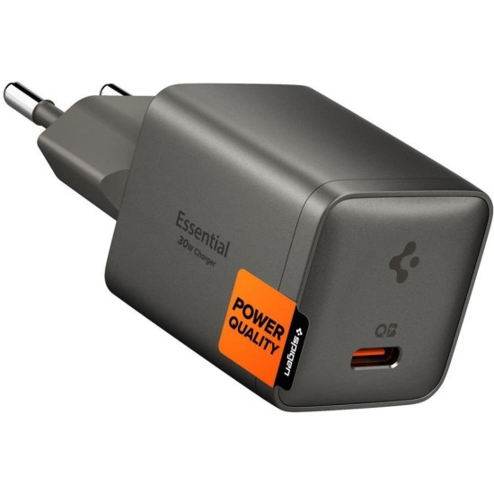 Φορτιστής Spigen EE301EU ArcStation Essential Τοίχου με 1 x Type-C 30W - Gunmetal (ACH10447)