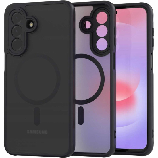 Θήκη Samsung Galaxy A27 Spacecase Hybrid MagSafe Σκληρή Ημιδιάφανη με MagSafe - Black (5905719141288)