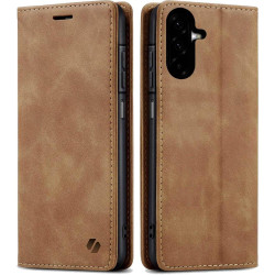Θήκη Samsung Galaxy A27 Spacecase Wallet Πορτοφόλι - Light Brown (5905719141356)