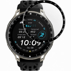 Hybrid Glass Amazfit Cheetah 2 Pro Spacecase Smartwatch Αντιχαρακτικό Προστατευτικό Υβριδικό Οθόνης - Black (5905719141615)