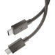 Καλώδιο Type-C Spigen Essential EB6015CC Φόρτισης & Μεταφοράς Δεδομένων σε Type-C 150cm 60W - Gunmetal (ACA10418)