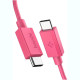 Καλώδιο Type-C Spigen Essential EB6010CC Φόρτισης & Μεταφοράς Δεδομένων σε Type-C 100cm 60W - Pink (ACA10414)