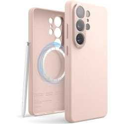 Θήκη Samsung Galaxy S26 Ultra Elago Magnetic Leather από Vegan Δέρμα με MagSafe - Lovely Pink (EGS26MSLE69-LPK)