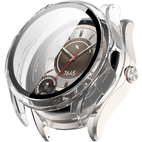 Θήκη Huawei Watch Buds 2 Techsuit Defense360 Pro με Tempered Glass - Clear (5949419370234)