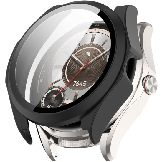 Θήκη Huawei Watch Buds 2 Techsuit Defense360 Pro με Tempered Glass - Black (5949419370241)