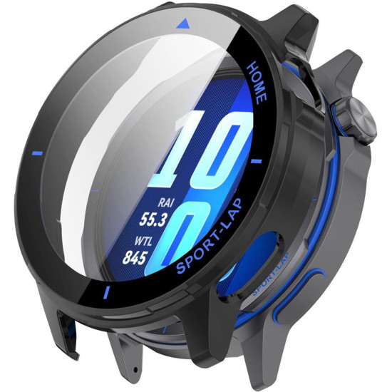 Θήκη Huawei Watch GT Runner 2 Techsuit Defense360 Pro με Tempered Glass - Black (5949419365827)