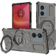 Θήκη Motorola Edge 50 Fusion Techsuit Carbon Shield Pro Ημιδιάφανη με KickStand & MagSafe - Smoke Black (5949419308374)