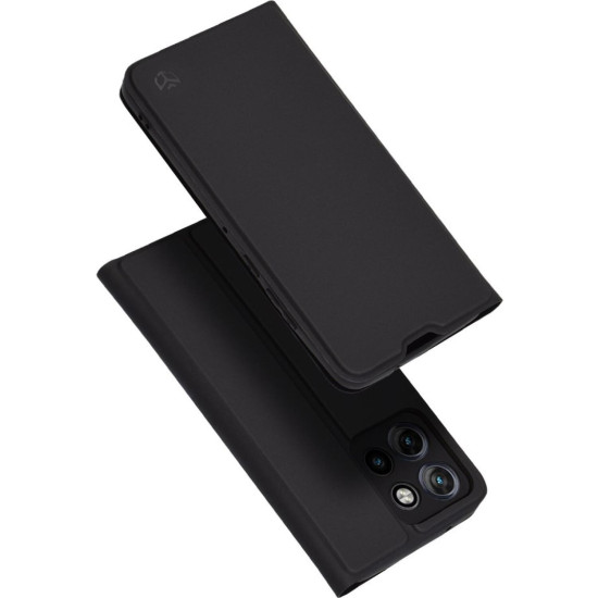 Θήκη Motorola Edge 60 Neo / Edge 50 Neo / ThinkPhone 25 Techsuit Magskin Book Πορτοφόλι από Οικολογικό Δέρμα - Black (5949419245679)