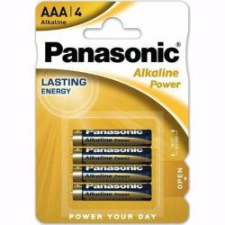 Μπαταρίες Panasonic LR03APB/4BP Alkaline Power Αλκαλικές LR03 AAA 1.5V 4 Τεμάχια (5410853039334)