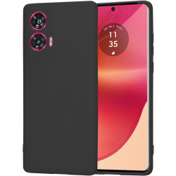 Θήκη Motorola Edge 50 Fusion Techsuit SoftFlex Σιλικόνης - Black (5949419169418)