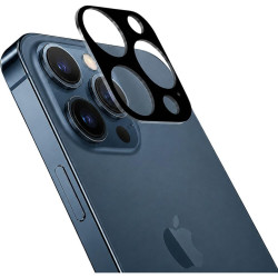 Tempered Glass iPhone 12 Pro Max Techsuit Full Camera Αντιχαρακτικό Γυαλί Προστασίας για Φακό Κάμερας - Black (5949419071384)