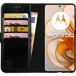 Θήκη Motorola Edge 50 Rosso Element PU Πορτοφόλι - Black (8719246472275)