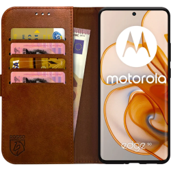 Θήκη Motorola Edge 50 Rosso Element PU Πορτοφόλι - Brown (8719246472282)