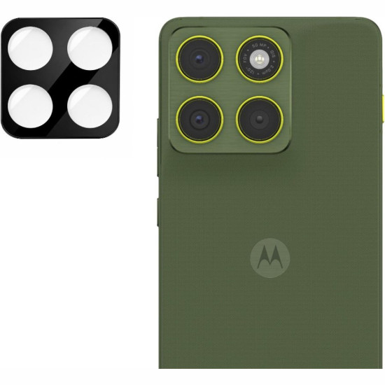 Tempered Glass Motorola Edge 70 Techsuit Full Camera Αντιχαρακτικό Γυαλί Προστασίας για Φακό Κάμερας - Black (5949419360501)