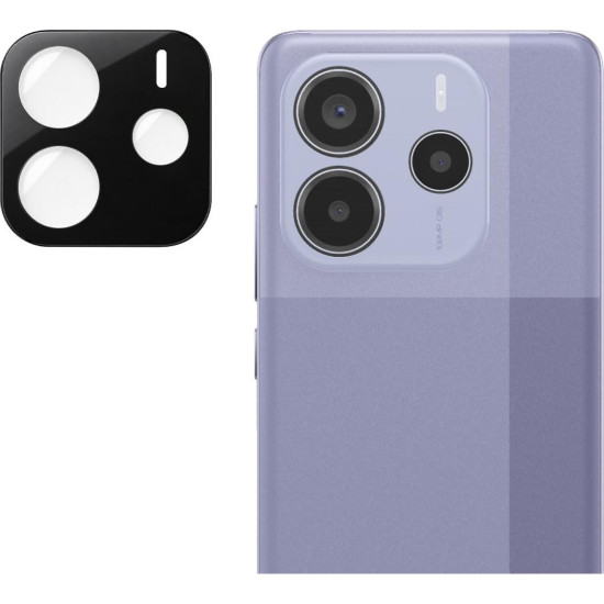 Tempered Glass Xiaomi Redmi Note 14 5G Techsuit Full Camera Αντιχαρακτικό Γυαλί Προστασίας για Φακό Κάμερας - Black (5949419275423)
