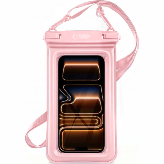 Universal Αδιάβροχη Θήκη Tech-Protect UWC7 Waterproof Floating Case για Smartphone έως 6.9'' IPX8 - Pink (5906302323951)