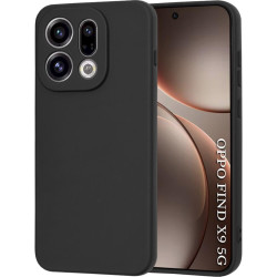 Θήκη Oppo Find X9 Techsuit SoftFlex Σιλικόνης - Black (5949419344440)