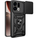 Θήκη Oppo Find X9 Techsuit CamShield Ανθεκτική με Κάλυμμα για την Κάμερα & Μεταλλικό Ring Holder - Black (5949419344464)