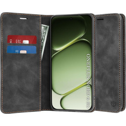 Θήκη OnePlus Nord 6 Techsuit Confy Cover Πορτοφόλι - Black (5949419369856)