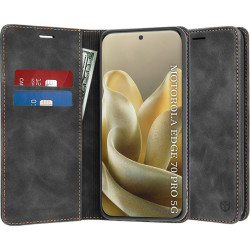 Θήκη Motorola Edge 70 Pro Techsuit Confy Cover Πορτοφόλι - Black (5949419370944)