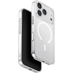 Θήκη iPhone 17 Pro Uniq AirSuit Ultra Slim MagClick Σκληρή με MagSafe - Glossy Clear White (UNIQ-IP6.3P(2025)-ASMGCLRW)