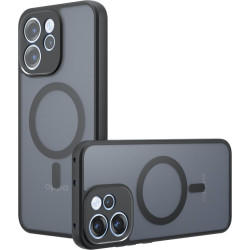 Θήκη Oppo Reno15 F / 15 FS Techsuit PureFrost Σκληρή Ημιδιάφανη με MagSafe - Frosted Black (5949419369573)