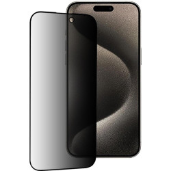 Tempered Glass iPhone 15 Pro Max Techsuit 111D Privacy Full Glue Full Face Αντιχαρακτικό Γυαλί Προστασίας Απορρήτου Οθόνης - Black (5949419126657)