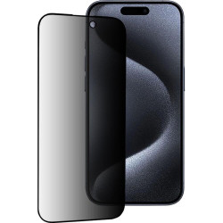 Tempered Glass iPhone 15 Pro Techsuit 111D Privacy Full Glue Full Face Αντιχαρακτικό Γυαλί Προστασίας Απορρήτου Οθόνης - Black (5949419126640)