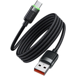 Καλώδιο USB-A Mcdodo Self Winding Cable σε Type-C Μαγνητικό για Φόρτιση & Μεταφορά Δεδομένων 120cm 6A - Black (CA-5650)