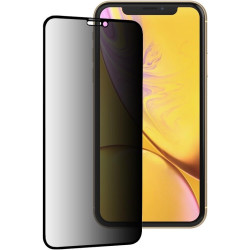 Tempered Glass iPhone 11 / XR Techsuit 111D Privacy Full Glue Full Face Αντιχαρακτικό Γυαλί Προστασίας Απορρήτου Οθόνης - Black (5949419126763)