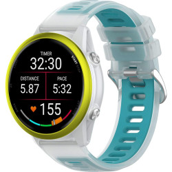 Λουράκι (22mm) Samsung Galaxy Watch 46mm / Watch3 45mm / Gear S3 / Huawei Watch GT / GT 2 46mm Techsuit Watchband W084 Σιλικόνης - Turquoise (5949419370029)