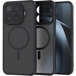 Θήκη Xiaomi 17T Pro Spacecase Hybrid MagSafe Σκληρή Ημιδιάφανη με MagSafe - Black (5905719141677)