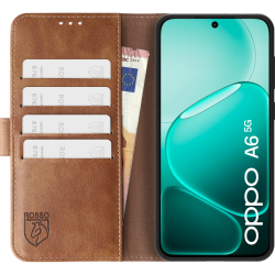 Θήκη Oppo A6 5G Rosso Element PU Πορτοφόλι - Brown (8719246597718)