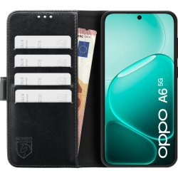 Θήκη Oppo A6 5G Rosso Element PU Πορτοφόλι - Black (8719246597725)
