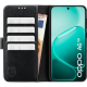 Θήκη Oppo A6 5G Rosso Element PU Πορτοφόλι - Black (8719246597725)