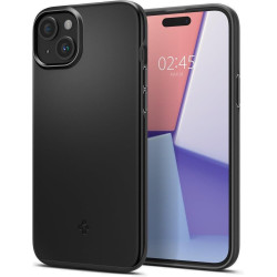 Θήκη iPhone 15 Spigen Thin Fit Ανθεκτική Σκληρή - Black (ACS06776)