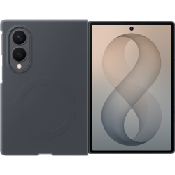 Θήκη Samsung Galaxy Z Fold8 Official Samsung Silicone Magnet Case Σιλικόνης με 2 x Aντιανακλαστικές Μεμβράνες Προστασίας Οθόνης - Graphite (EF-EF971CBEGWW)