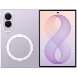 Θήκη Samsung Galaxy Z Fold8 Official Samsung Clear Magnet Case Διάφανη Σκληρή με 2 x Aντιανακλαστικές Μεμβράνες Προστασίας Οθόνης - Transparent (EF-CF971CTEGWW)